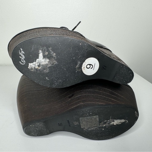 Lanvin Black Platform Booties - Size 39 - Picture 9 of 11